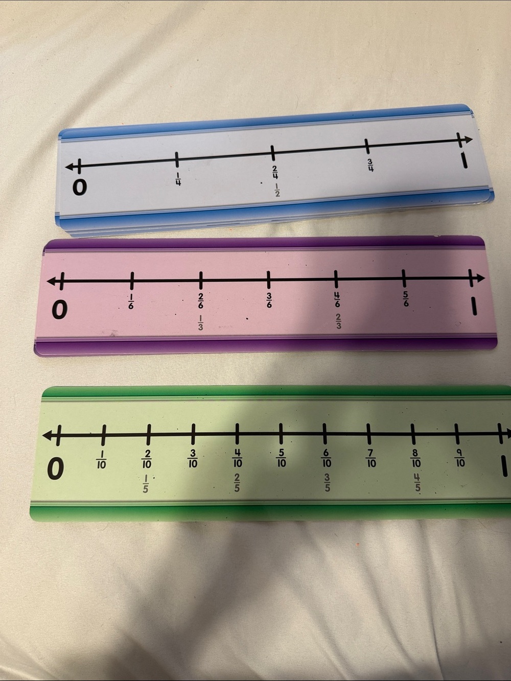 Fraction White Boards